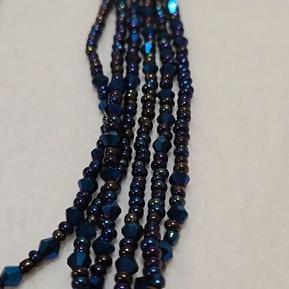 Multi Strand Beaded Necklace - Picture 5 of 5